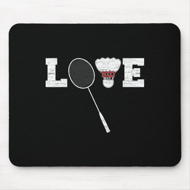 Liebe Dminton Shuttle Birdies - Dminton Sport 1 Mousepad (Vorne)