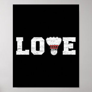 Liebe Dminton Shuttle Birdies - Dminton Sport Poster