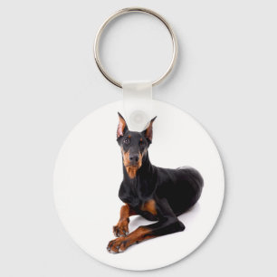 Liebe Dobermann Pinscher Welpen Hund Schlüsselanhä Schlüsselanhänger
