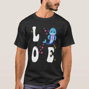 Liebe Dolphins Dolphin Sea Grafik Design T-Shirt