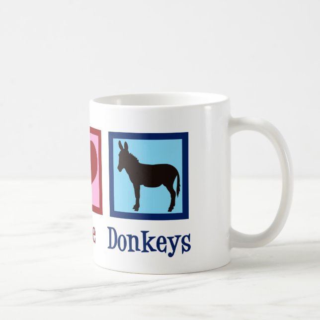 Liebe Donkeys Kaffeetasse (Rechts)