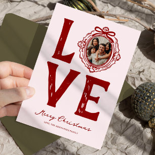 Liebe Doodle Foto Weihnachten