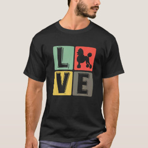 Liebe Doodle Hunde Welpen Niedliches Tier Tier T-Shirt
