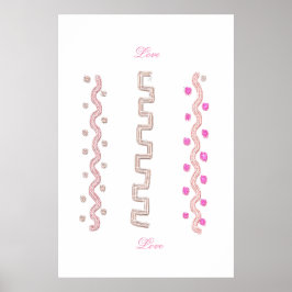 Liebe Doodles Poster