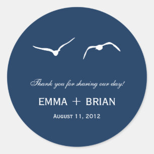 Liebe Doves Gefallen Sticker /Umschlag Aufkleber -