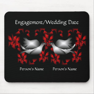 "Liebe Doves" Mousepad