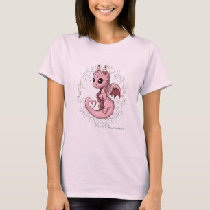 Liebe-Drache-grundlegendes T-Shirt
