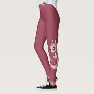 Liebe-Drache-Leggings Leggings