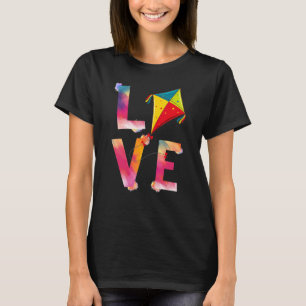 Liebe Drachenfliegen Nationaler Drachenmonat Drach T-Shirt