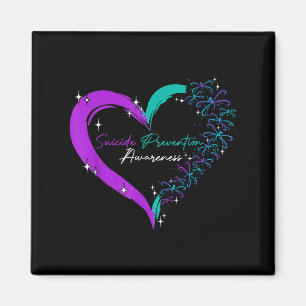 Liebe Dragonfly Suizidprävention Bewusstsein Magnet