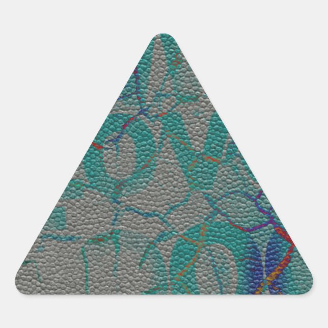 Liebe Dreieckiger Aufkleber (Vorderseite)