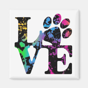 Liebe Druckzeige Magnet