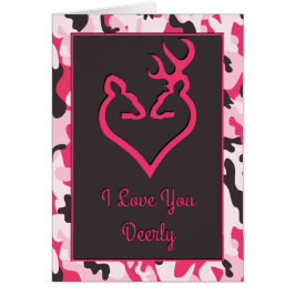 Liebe Du lieblich rosa Camouflage