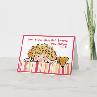 Liebe, du liebst! karte