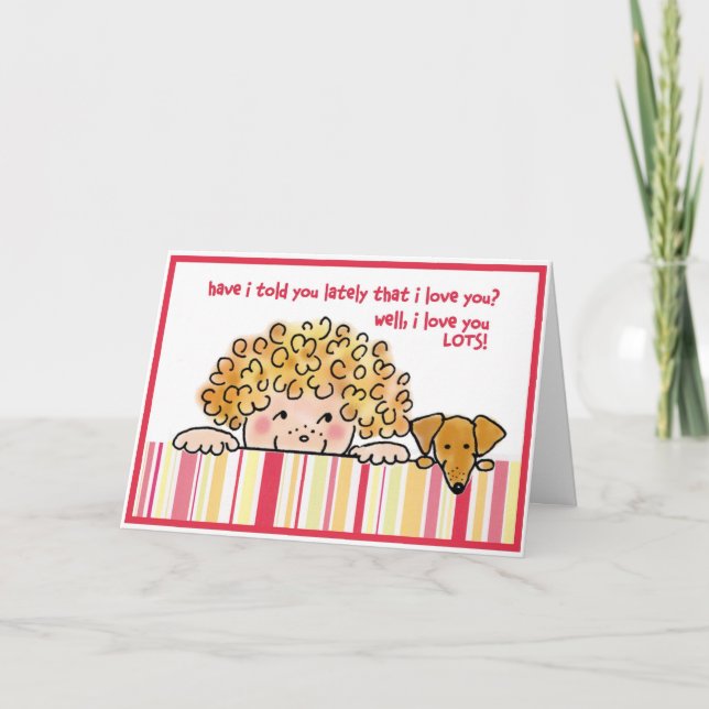 Liebe, du liebst! karte (Vorderseite)