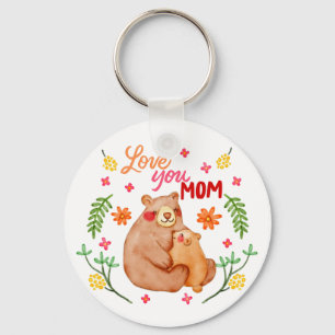 Liebe Du Mama - Mama Bear and Cub Mother Day Schlüsselanhänger