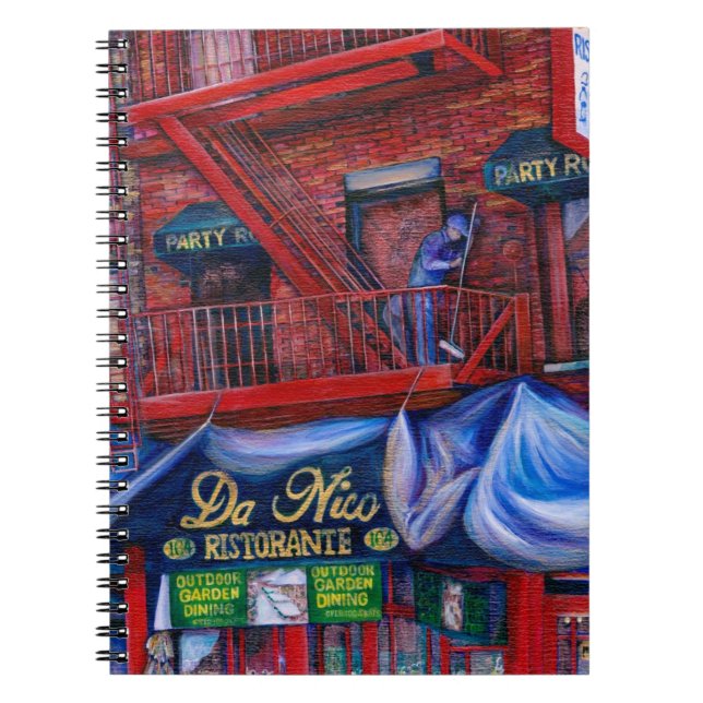 Liebe du nicht rot? New York City, New York Notizblock (Vorderseite)