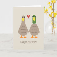 Liebe Ducks Hochzeit Herzlichen Glückwunsch Funny