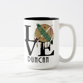 LIEBE Duncan Oklahoma 15oz Zweifarbige Tasse