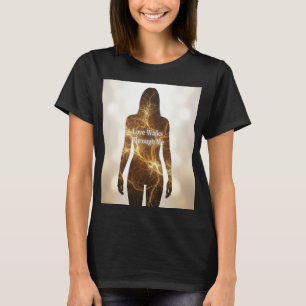 Liebe durchfließt mich Spiritual Energy Body Shirt