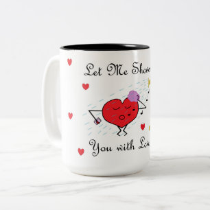 Liebe Dusche Zweifarbige Tasse