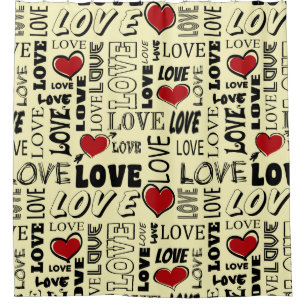 Liebe Duschvorhang
