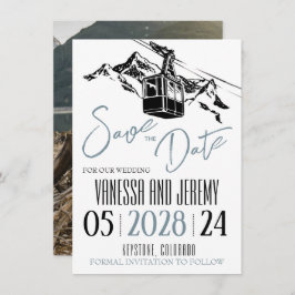 Liebe Dusty Blue Save The Date
