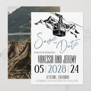 Liebe Dusty Blue Save The Date