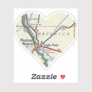 Liebe Eagle Pass Texas Aufkleber