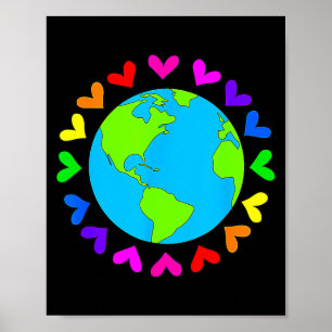 Liebe Earth Day 2022 Umweltaktivist Planet Ea Poster
