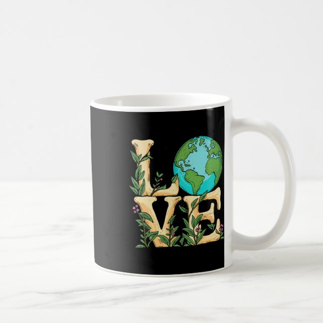 Liebe Earth Day Environmental Science Teachers Wom Kaffeetasse (Rechts)