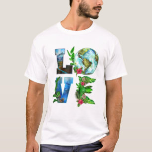 Liebe Earth Day Save the Planet Earth Day Environm T-Shirt