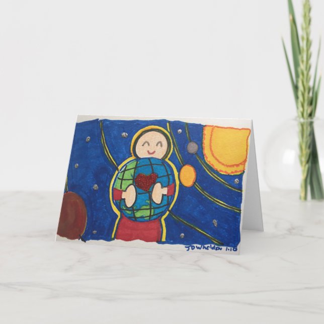 LIEBE EARTH KARTE (Vorderseite)