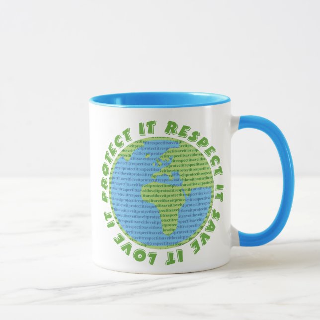 Liebe Earth Tasse (Rechts)