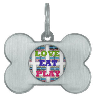 Liebe Eat Play Hakuna Matata Kunstdruckerei Tiermarke