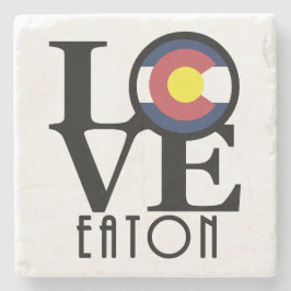 LIEBE Eaton Colorado Steinuntersetzer