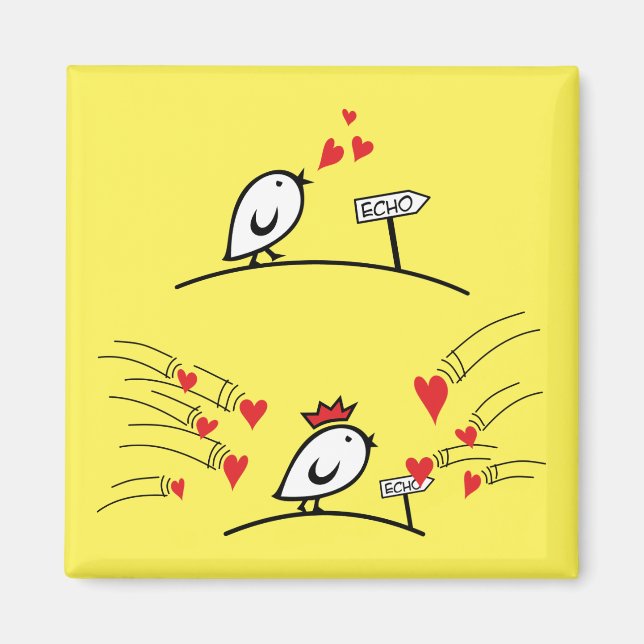 LIEBE ECHO - Comic - Tweetlercools 1 Magnet (Vorne)