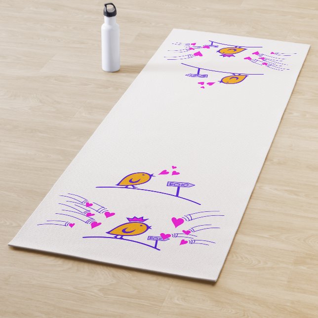 LIEBE ECHO - Comic - Tweetlercools 3 Yogamatte (Beispiel)