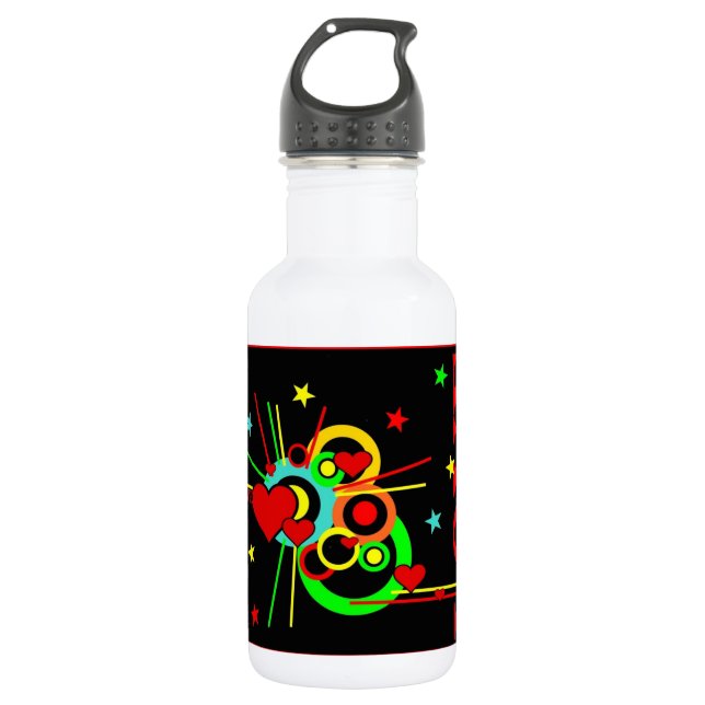 Liebe Edelstahlflasche (Vorderseite)