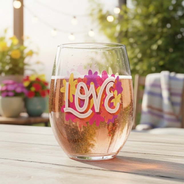 LIEBE Edelstahlglas Weinglas Ohne Stiel (Von Creator hochgeladen)