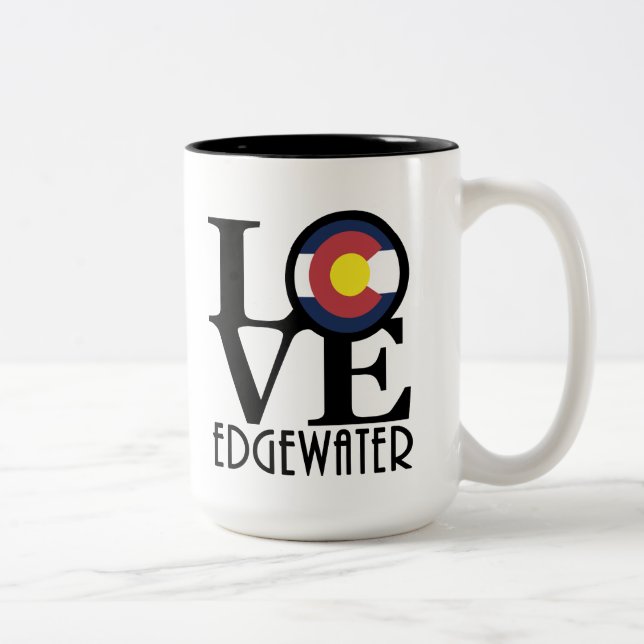 LIEBE Edgewater colorado 15oz Zweifarbige Tasse (Rechts)