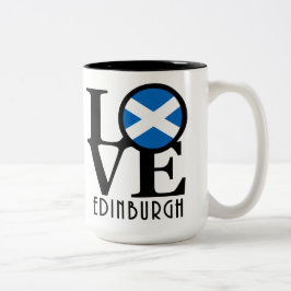LIEBE Edinburgh Schottland 15oz Zweifarbige Tasse