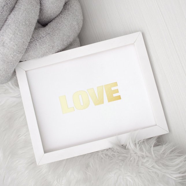 LIEBE | EDITABLE TEXT GOLD WALL FOLIENDRUCKE (Von Creator hochgeladen)