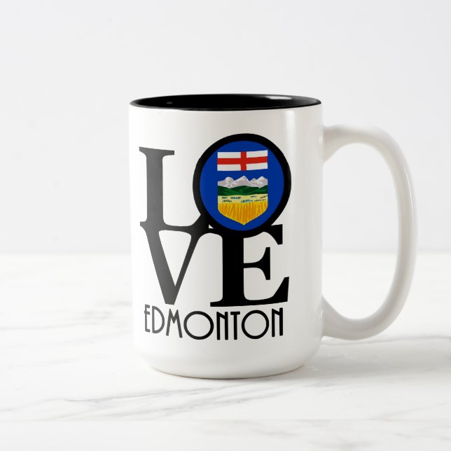 LIEBE Edmonton 15oz Zweifarbige Tasse (Rechts)