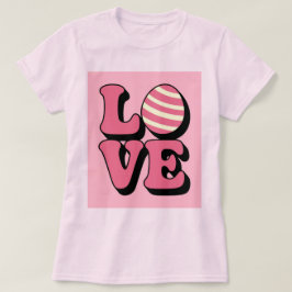 LIEBE Ei Rosa Frauen T-Shirt