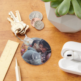 LIEBE | Eigenes Hochzeitsgeschenk für Fotos Schlüsselanhänger