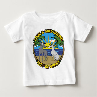 LIEBE EIN GROSSES HOUND SIE SIND GROSS BABY T-SHIRT