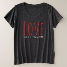 Liebe - Ein Herz. Sieben Formen T-Shirt