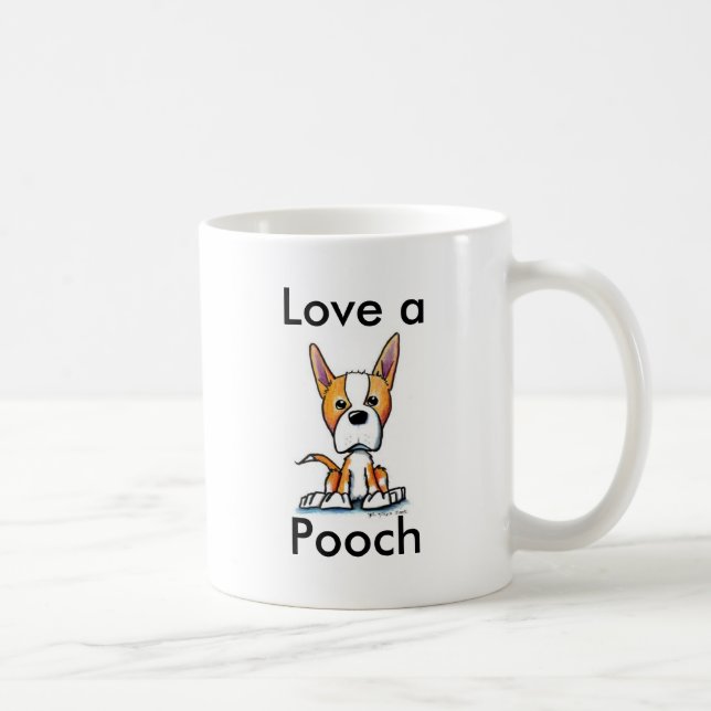 Liebe ein Hündchen Tasse (Rechts)