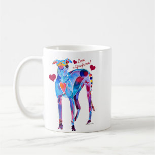 Liebe ein Windhund-T-Shirts und iPhone Abdeckungen Tasse